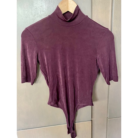 BCBG Mock Turtleneck Bodysuit - Picture 1 of 7